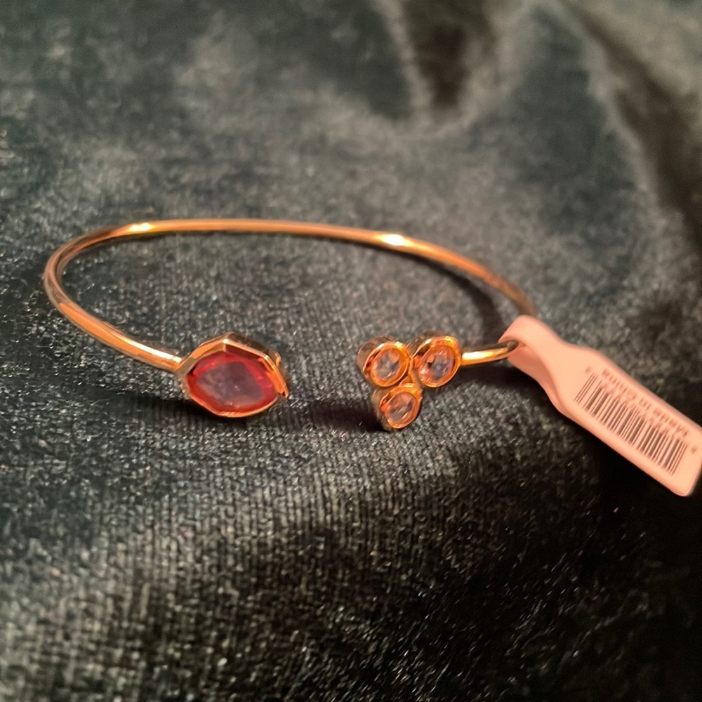 Talia Bracelet Gold, Pink, and Clear